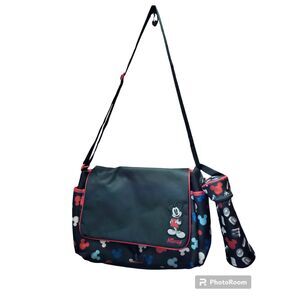 Mickey Mouse Diaper Bag with Bottle Holder, Changing Pad & Clear Pouch  *NEW*‎